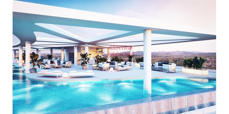 Nowe luksusowe apartamenty  blisko Walencji z dużymi tarasami i widokiem na morze